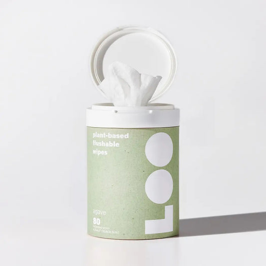 LOO BIODEGRADABLE AGAVE WIPES